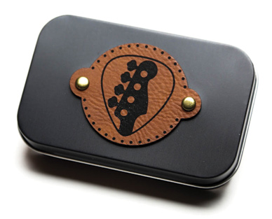 Bass Headstock Pick Tin