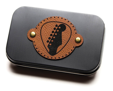 Guitar Headstock Pick Tin