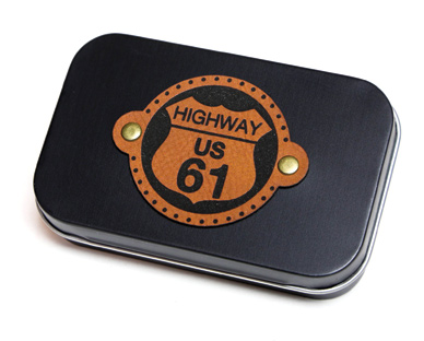 Highway 61 Badge Pick Tin